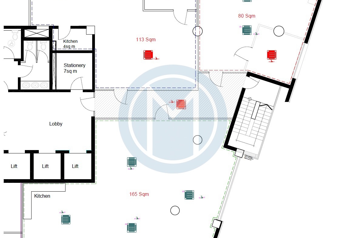 Office For Rent in St Julian's - Plan