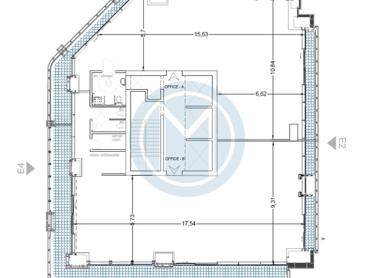 Office in Ta' Xbiex - Plan