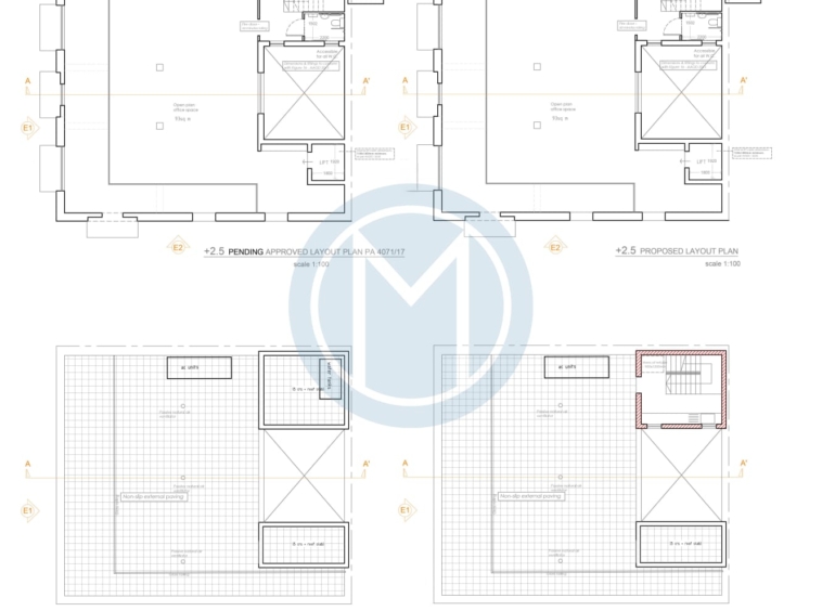 Palazzo Office To Let - Plan